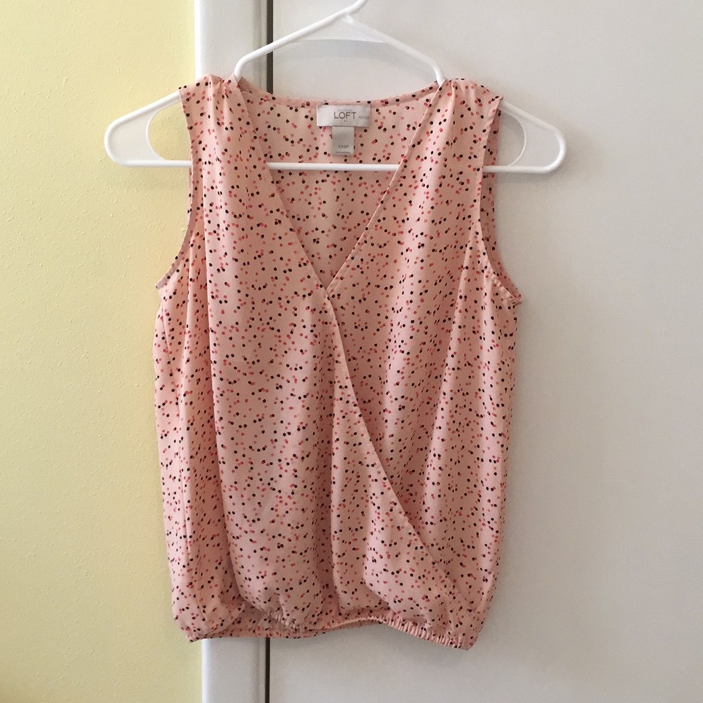 LOFT sleeveless blouse XXSP